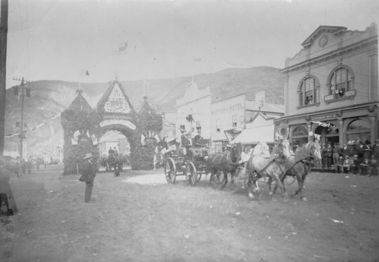 Arch Built for Visit of Earl and Lady Minto, August, 1900.