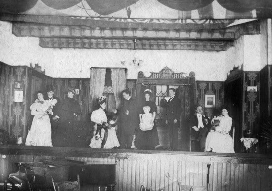 Cast of a Play, c1901.