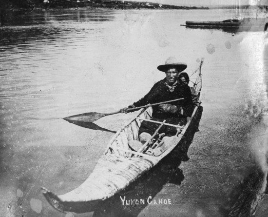Yukon Canoe, c1901.