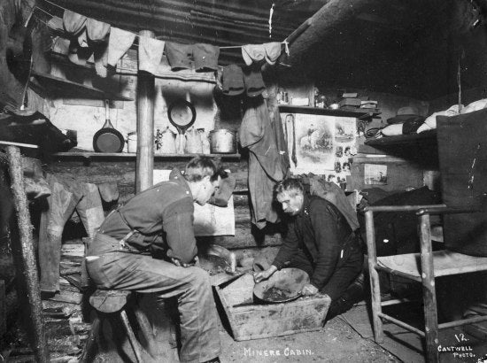 A Miner's Cabin, c1901.