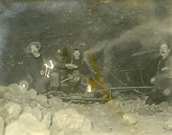 Mine Shaft, c1901.