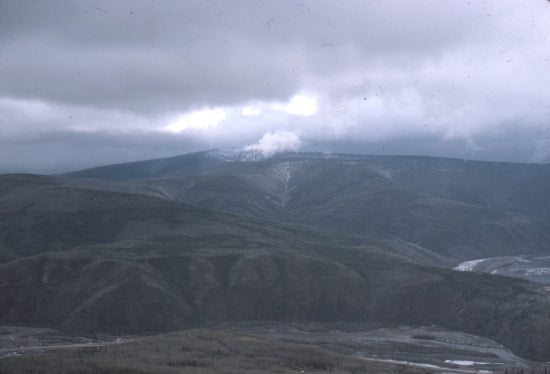 Looking South from the Midnight Dome, May 1976.