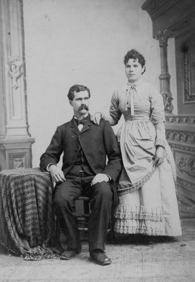 Frank and Emma Rumbaugh, c1897