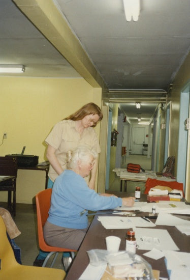 Dawne Mitchell and Sue Ward, May 1989