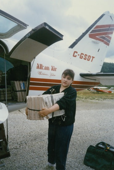 Unloading the Klondike Sun, June 1989.