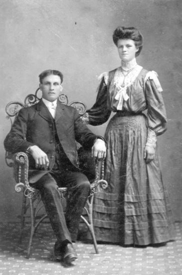 Alfred and LŽonie Levac, c1908.