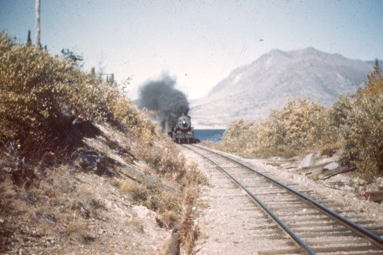 White Pass & Yukon Route Locomotive, c1950.