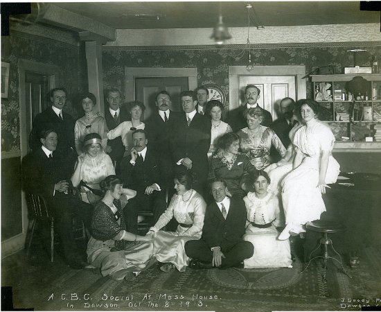 Canadian Bank of Commerce Social at Mess House, October 8, 1913.