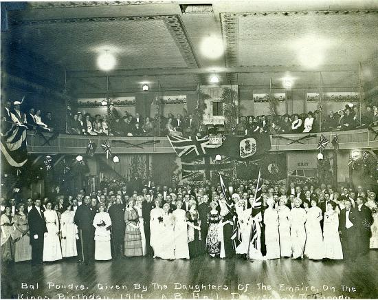 Bal Poudre, Given By Imperial Order of the Daughters of the Empire, On The Kings Birthday,  Arctic Brotherhood Hall, 1914