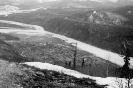 Dawson City from the Dome, c1975
