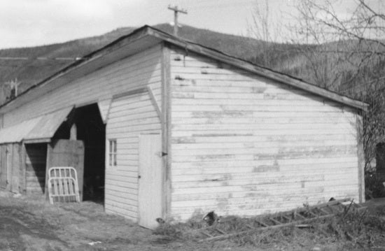 Royal Canadian Mounted Police Buggy Shed, n.d.