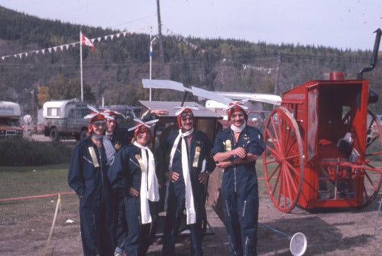 Participants, Outhouse Race, 1980.