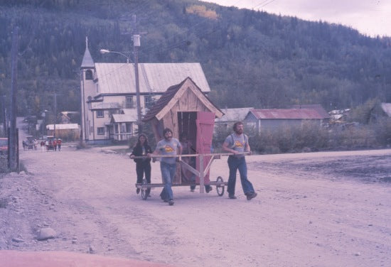 Outhouse Race, 1980.