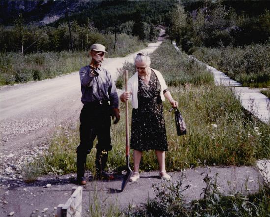 Victor Mitander and Katie McLennen, c1965