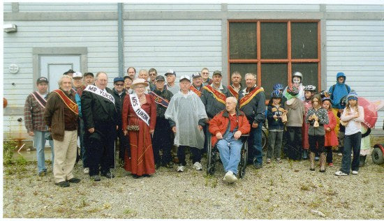 Members of the Yukon Order of Pioneers, August, 2009.