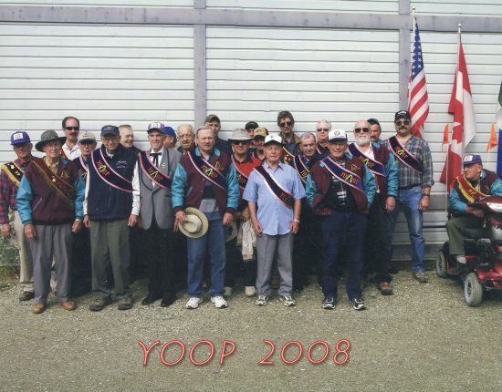Members of the Yukon Order of Pioneers, August, 2008.