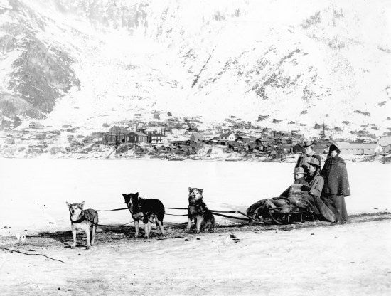 A Travelling Party in Dawson City c1900