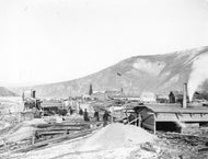 Dawson City Waterfront, c1900.