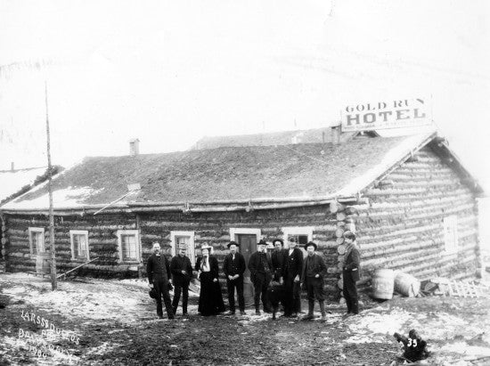 A Travelling Party at the Gold Run Hotel, 1900