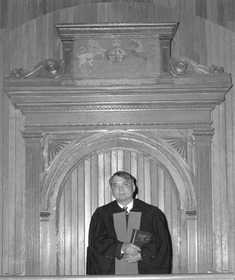 Justice Heino Lilles in the Territorial Administration Building, n.d.