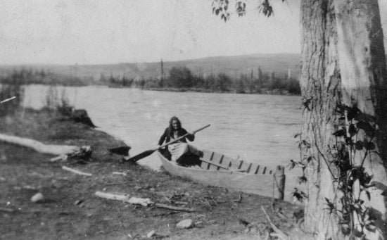At the North Fork of the Klondike, c1921.