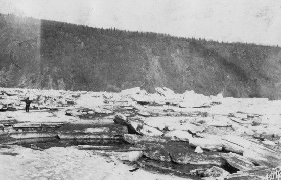 Yukon River Break-Up, c1921.
