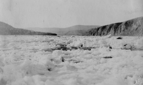 Ice Flows, Yukon River, c1921.