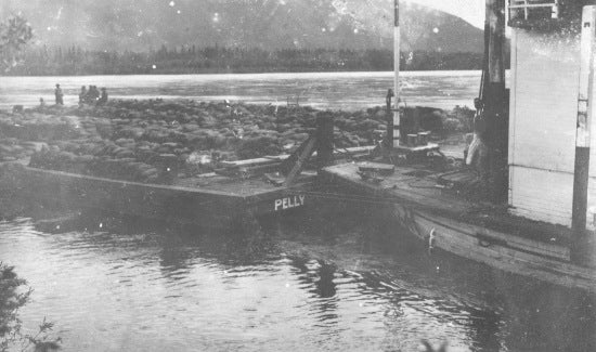 Barge Pelly, c1921.