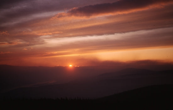 Yukon Sunset, August, 1966.