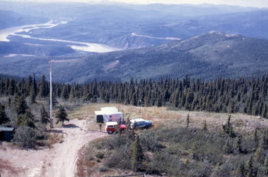 At Forestry Tower, c1967.