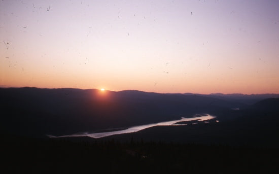 Yukon Sunset, August 1965.