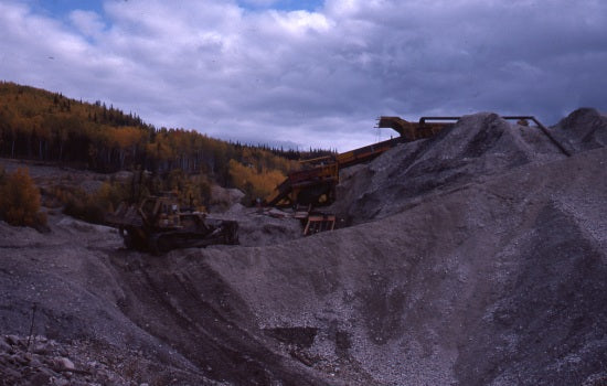 Mining Operation, September 7, 1982.