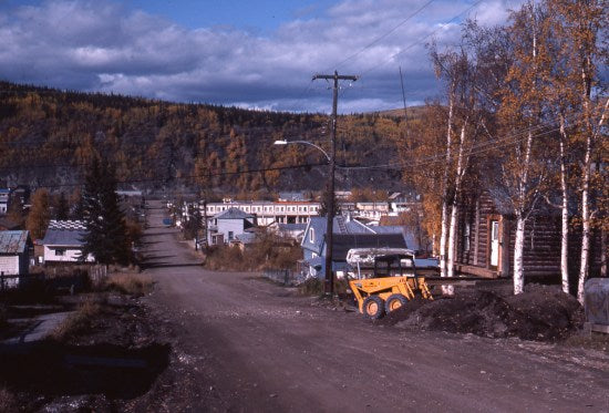 Looking West, Dawson City, cSeptember 1982.