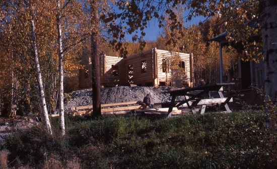 Building a Dawson City Residence, cSeptember 1982.