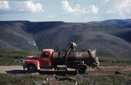 Loading Fuel at Boundary, September 1955.