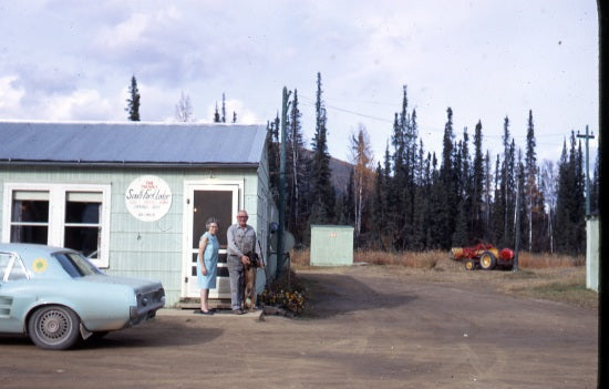 Chicken Creek, Alaska,  September 1968.
