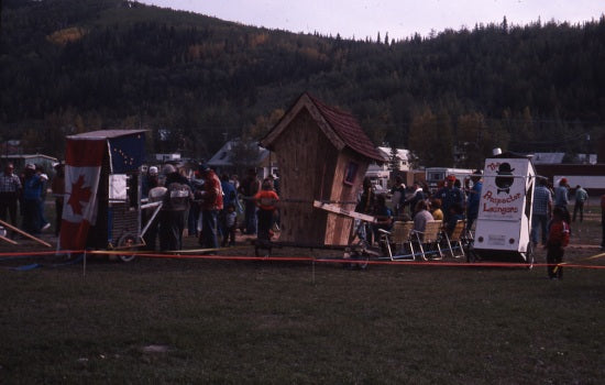 Outhouse Race, August 31, 1980.