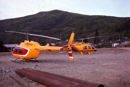 Helicopters, cJuly 1975.