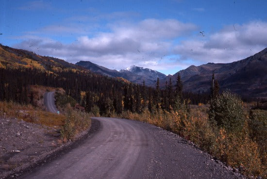 Looking North on the Dempster Highway, September 5,1976.