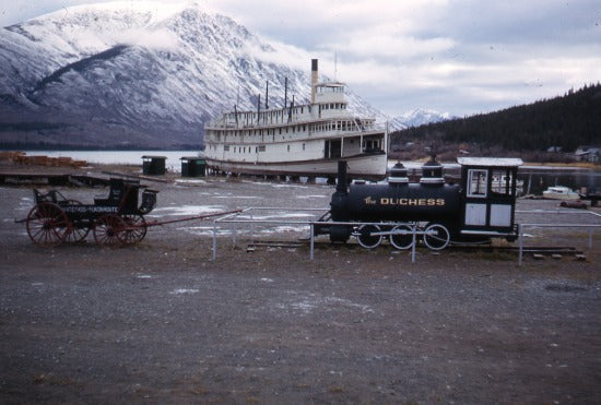 The Duchess and the Klondike in Carcross, October 11, 1966.