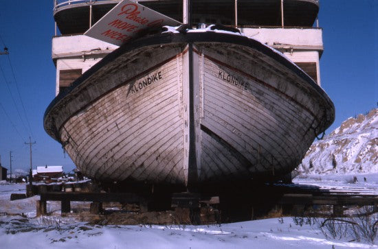 Hull of the SS Klondike, February 1965.