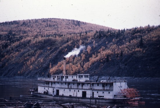 SS Keno on the Yukon River, September 1960.