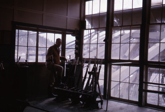 Winch Room of the No. 11 Dredge, May 1967.
