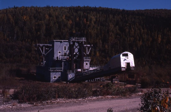 No. 4 Dredge on Bonanza Creek, September 1981.