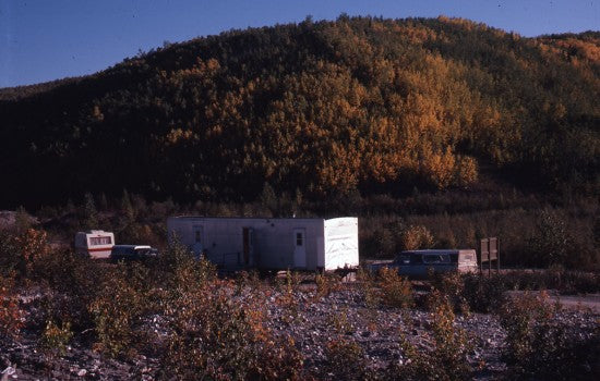 At No. 4 Dredge Bonanza Creek, September 1981.