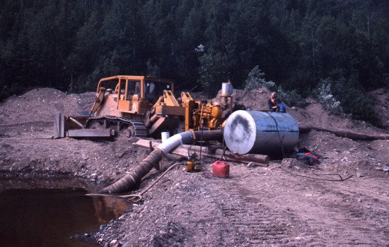 Mining Claim,  Moose Creek, July 30, 1979..
