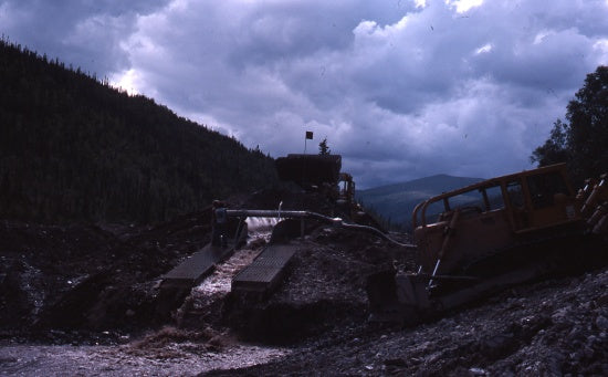 Mining Operation, Moose Creek  July 30, 1979.