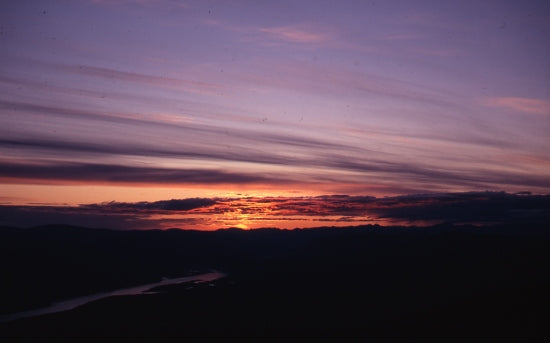 Yukon Sunset, August, 1969.
