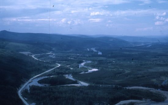 Near Flat Creek, Klondike Valley Looking North, July 1972.