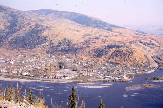 Confluence of the Klondike and Yukon Rivers,  September 16, 1967.